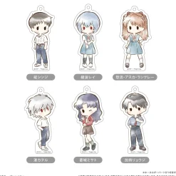 Neon Genesis Evangelion Retro Style Acrylic Keychain Box Set