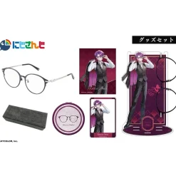 NIJISANJI VOLTACTION Collaboration Glasses Watarai Hibari Model & Goods Set