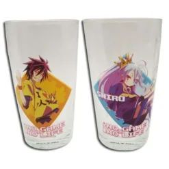 No Game No Life Drinking Glass Set 1