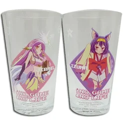 No Game No Life Drinking Glass Set 3