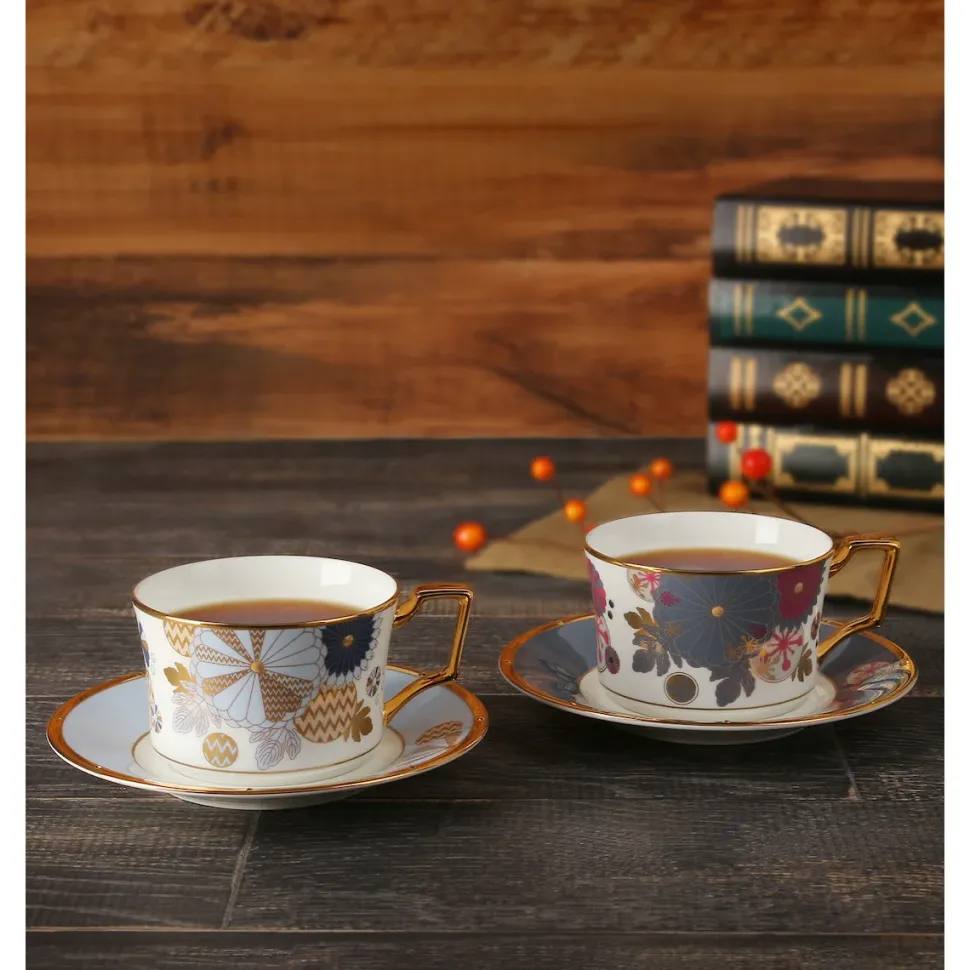 Noritake × Demon Slayer: Kimetsu no Yaiba Inosuke Hashibira & Tengen Uzui Cup & Saucer Set