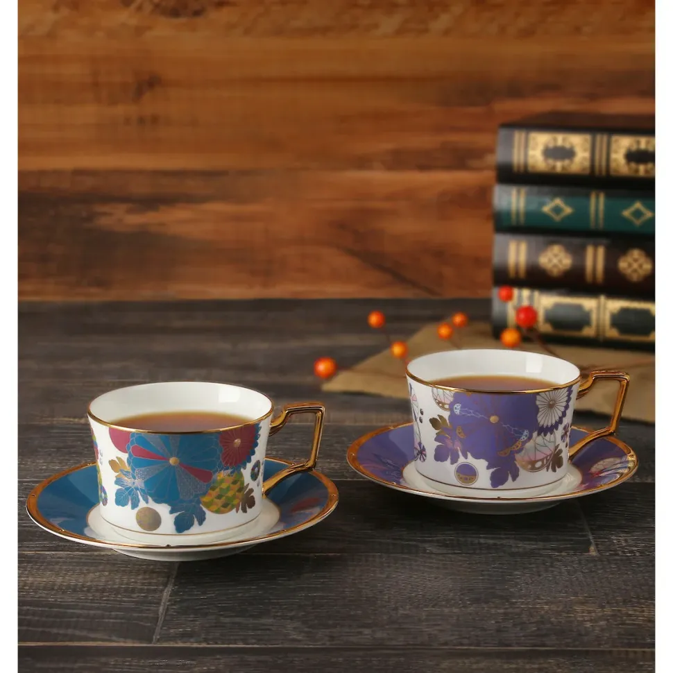 Noritake × Demon Slayer: Kimetsu no Yaiba Giyu Tomioka & Shinobu Kocho Cup & Saucer Set