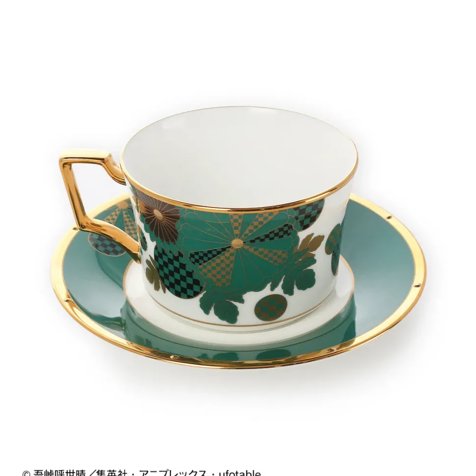 Noritake × Demon Slayer: Kimetsu no Yaiba Tanjiro Kamado & Kyojuro Rengoku Cup & Saucer Set