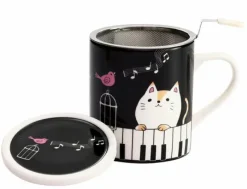 Nyanta Covered Tea Strainer Mug