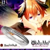 Obey Me! Beelzebub Black-Coated Silver Ring