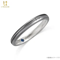 Obey Me! Beelzebub Black-Coated Silver Ring