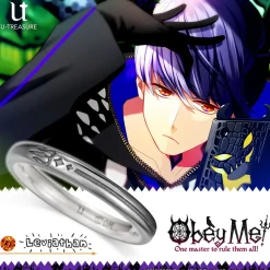 Obey Me! Leviathan Silver Ring