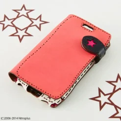 OJAGADESIGN Super Sonico Pink x Black Diary iPhone6/6s Case