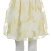 OLIVE des OLIVE Floral Organdy Skirt