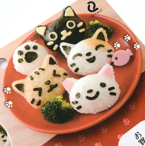 Omusubi Nyan Charaben Kitchen Tool Set