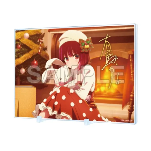 Oshi no Ko Acrylic Panel with Foil-stamped Signature Xmas 2023 Ver.