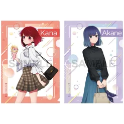 Oshi no Ko Clear File Set Kana Arima & Akane Kurokawa Going Out Ver.