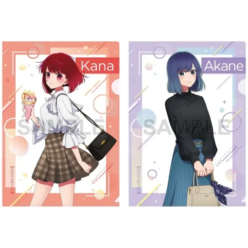 Oshi no Ko Clear File Set Kana Arima & Akane Kurokawa Going Out Ver.
