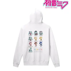 Piapro Characters One Night Jinro Collaboration: Pixel Art Ver. Back Print Men's Hoodie