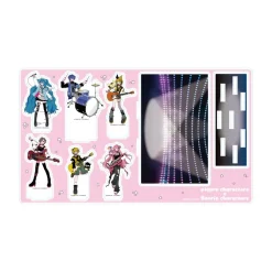 Piapro Characters x Sanrio Characters Premium Acrylic Diorama Plate Group Design Collaboration Illustration Ver.