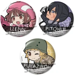 Pikuriru! Sword Art Online Alternative: Gun Gale Online Pin Badge Set