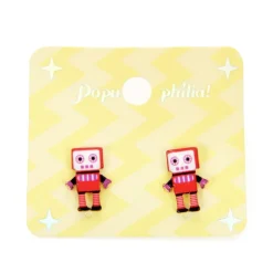 Popuphilia! Robot Pierced Earrings
