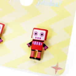 Popuphilia! Robot Pierced Earrings