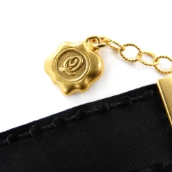 Q-pot. Black Ribbon x Bone Choker