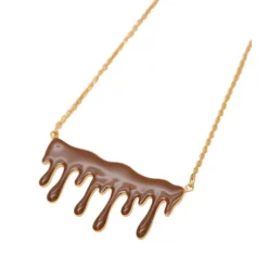 Q-pot. Melty Milk Chocolate Necklace