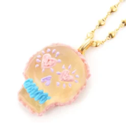 Q-pot. Parlor Sugar Skull Necklace