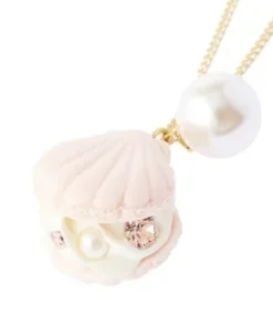 Q-pot. Shell Macaron Necklace