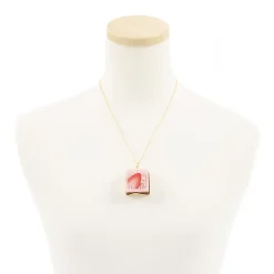 Q-pot. Strawberry Chocolate Petit Cake Necklace