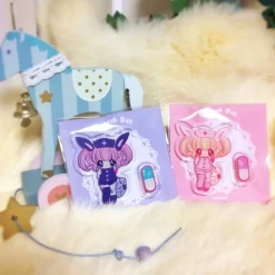 Rabbit Nurse Brooch Set