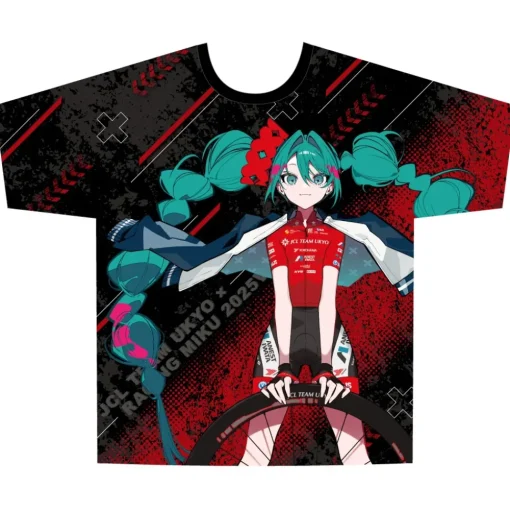 Racing Miku 2025 Jcl Team Ukyo Cheering Ver. Full Graphic T-Shirt