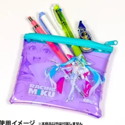 Racing Miku 2024 Mini Clear Flat Pouch