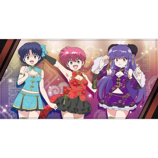 Ranma 1/2 120cm Big Towel Ranma (Female) & Shampoo & Akane: Chinese Dress x Idol Ver.