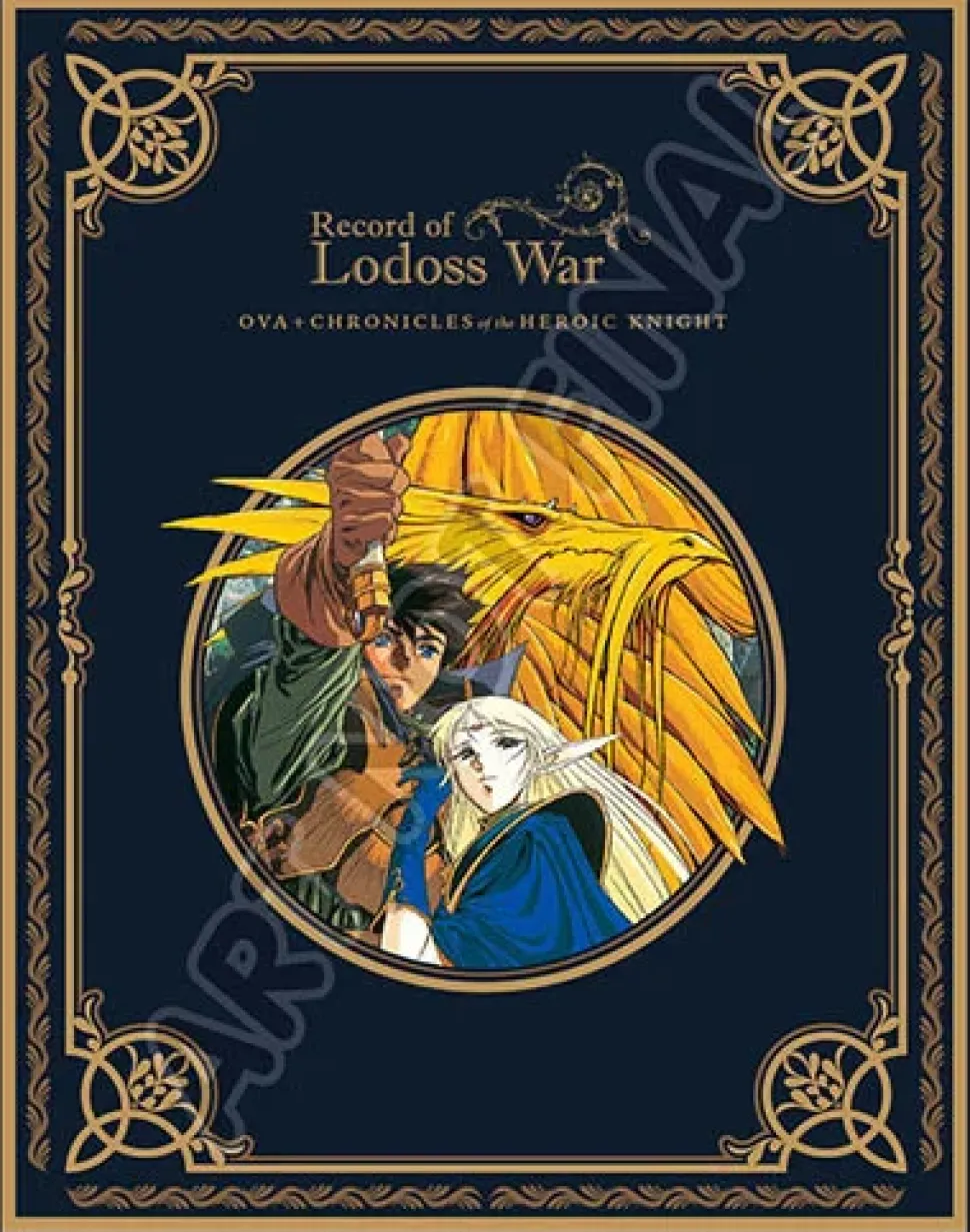 Record of the Lodoss War: OVA (Blu-ray/DVD Combo) w/ Chronicles of the Heroic Knight (DVD)