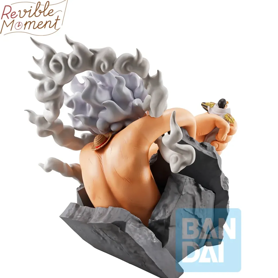 Revible Moment Ichibansho Figure One Piece Monkey D. Luffy Gear 5 vs Borsalino (Burst of Energy)