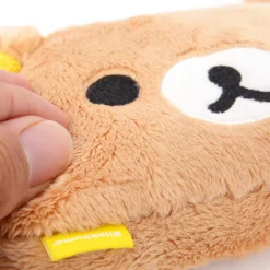 Rilakkuma Face Plush Smartphone Pouches