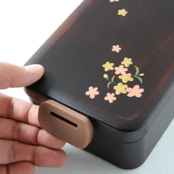 Sakura Komachi Maki-e Printed Bento Box