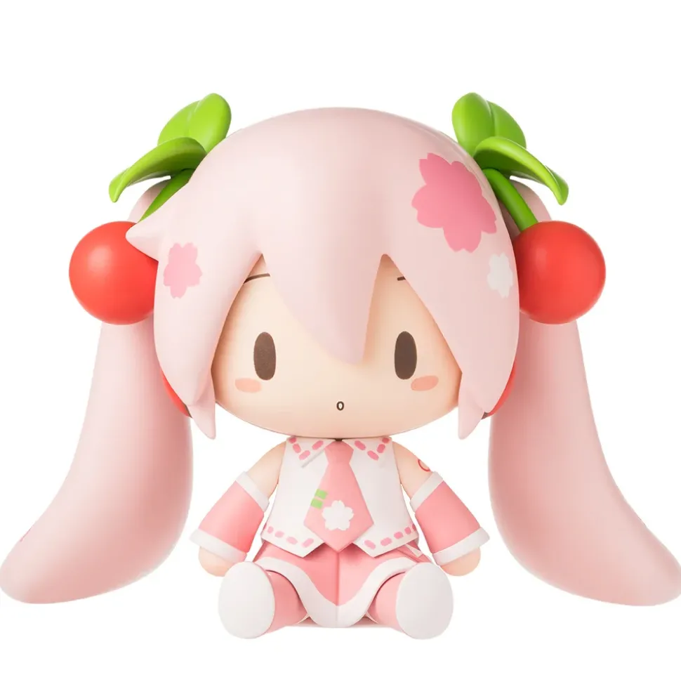 Sakura Miku Fuwapuchi Deformed Figure