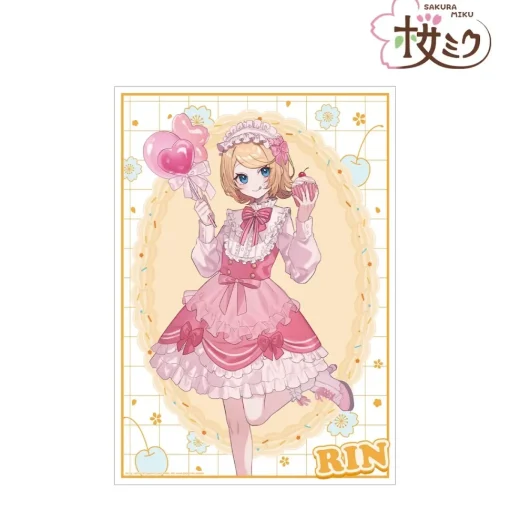 Sakura Miku Kagamine Rin: Sakura Party Ver. Art by Shugao A3 Matte Effect Poster