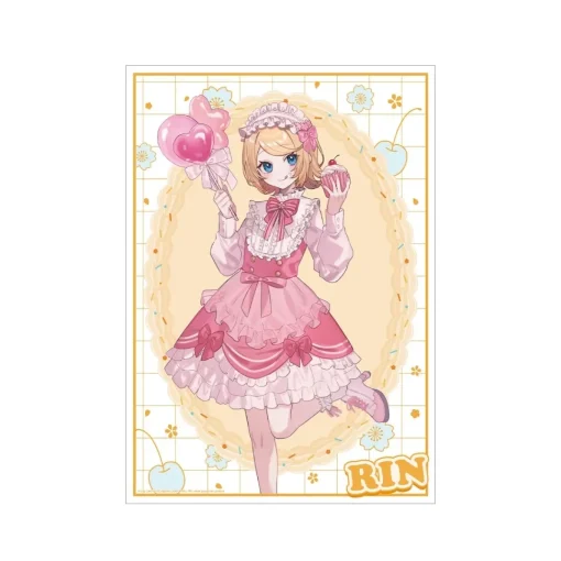 Sakura Miku Kagamine Rin: Sakura Party Ver. Art by Shugao A3 Matte Effect Poster