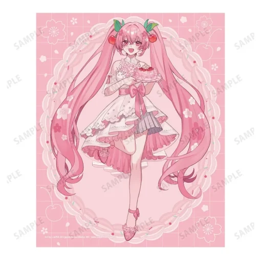 Sakura Miku: Sakura Party Ver. Art by Shugao Canvas Board