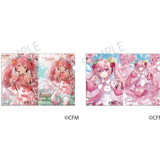 Sakura Miku x Hirohako 2024 Clear File Folder Hirosaki
