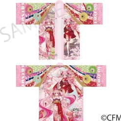 Sakura Miku x Hirohako 2024 Fluttering Petals Happi Coat Hirohako Art by iXima