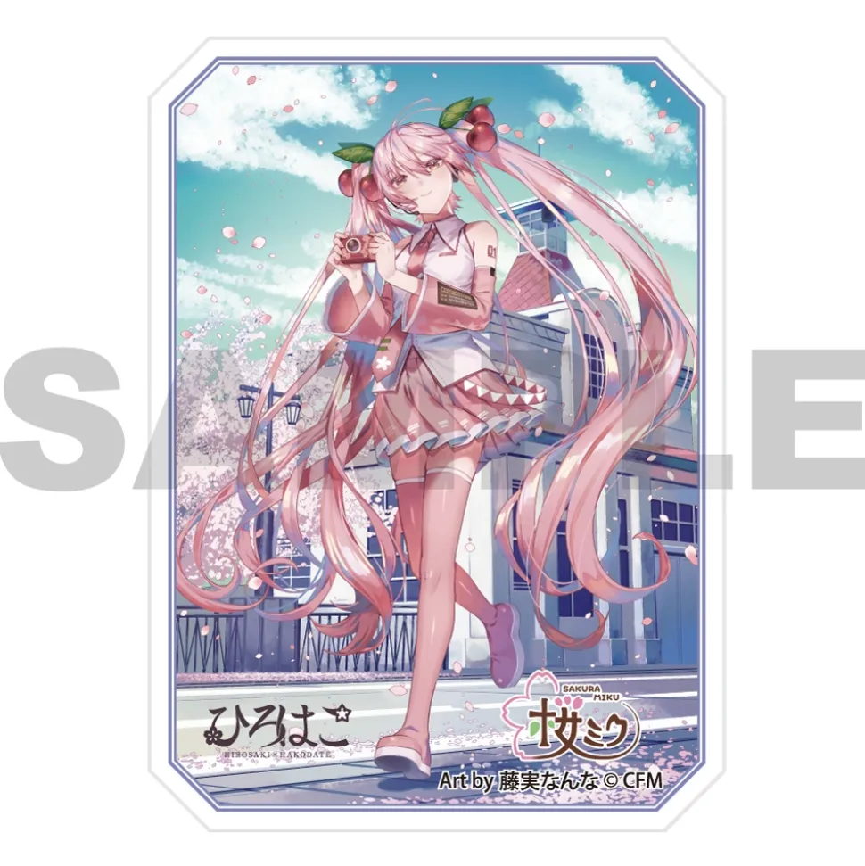 Sakura Miku x Hirohako Hirosaki Sticker Set for Smartphones