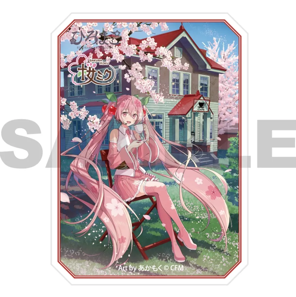 Sakura Miku x Hirohako Hirosaki Sticker Set for Smartphones