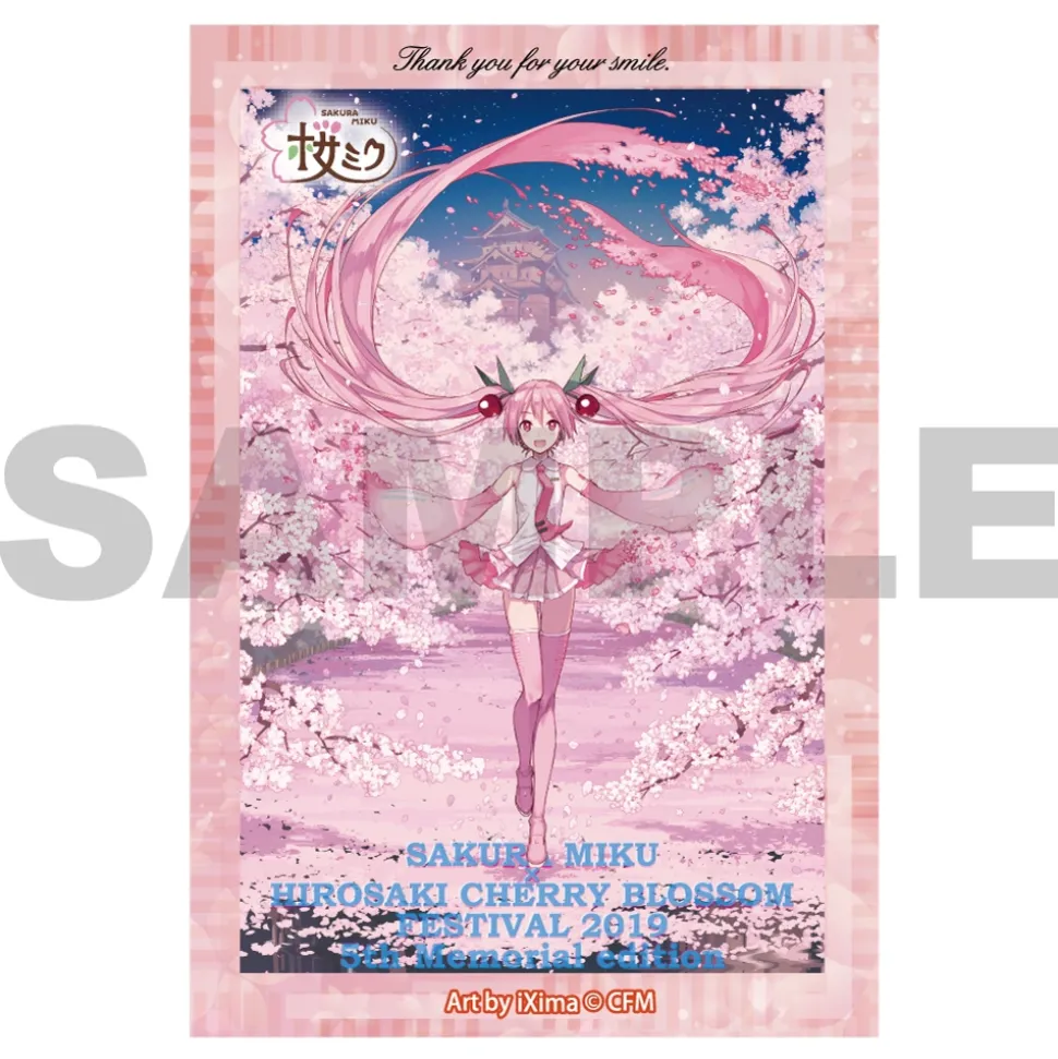 Sakura Miku x Hirosaki Sakura Festival 5th Memorial 4-Piece Sticker Set for Smartphones – Hakodate 2019-2022 Ver.