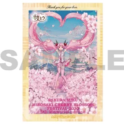 Sakura Miku x Hirosaki Sakura Festival 5th Memorial 4-Piece Sticker Set for Smartphones – Hakodate 2019-2022 Ver.