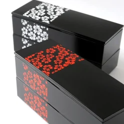 Sakurako Slim Square 2-Tier Bento Box