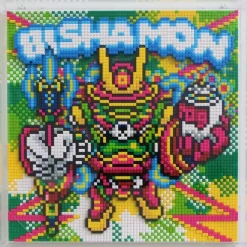 Shibuya Pixel Art Artists Works Nanoblock Relief Ban-8Ku