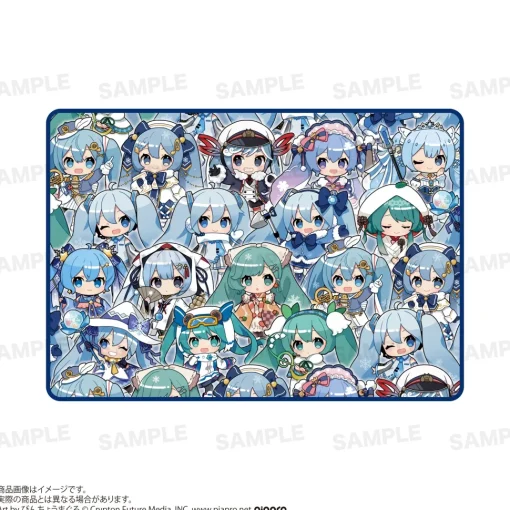 Snow Miku 2024 Double-Sided Blanket