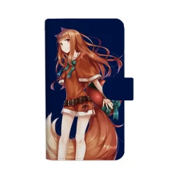 Spice and Wolf Jyuu Ayakura Illustration Holo: Santa Ver. Book-Style Smartphone Case