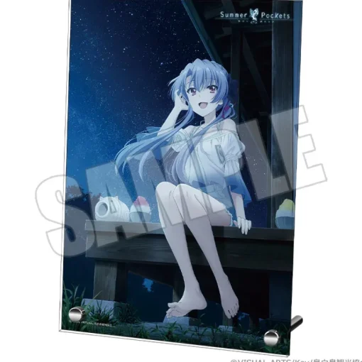 Summer Pockets A4 Acrylic Plate Summer Lights, A Night Spent with You Ao